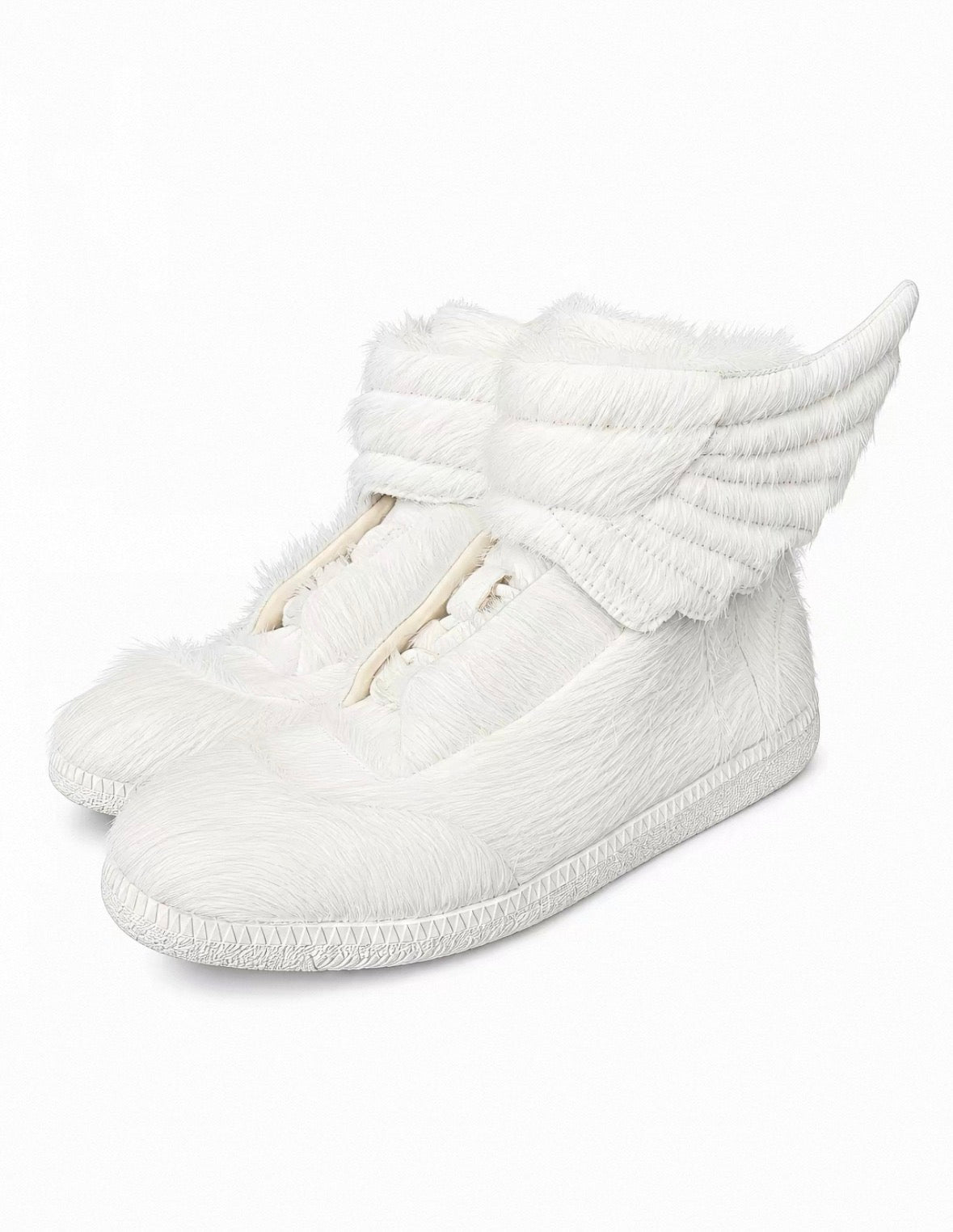 Wing Rhinestone Platform Sneakers