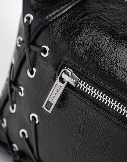 REBELWAVE PU Lether Cross Bag