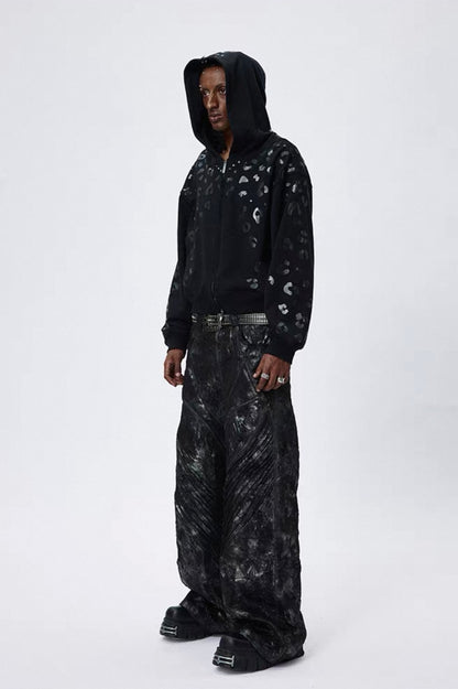 DND4DES PU Leather Baggy Pants