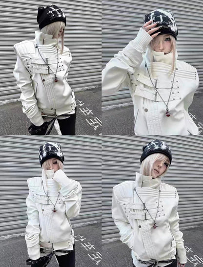 Silver Moon Rider Leather Jacket