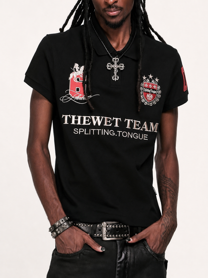 Embroidered Polo Shirt