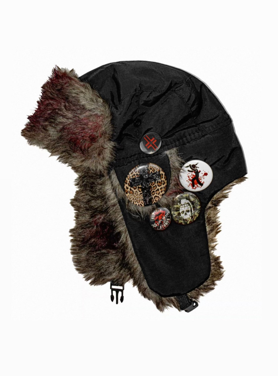 Badge Design Fur Trapper Hat