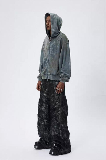 DND4DES PU Leather Baggy Pants