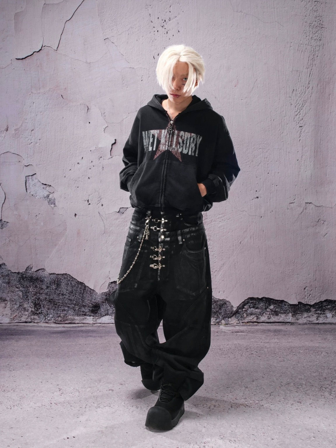 THEWET Double Waist Pants