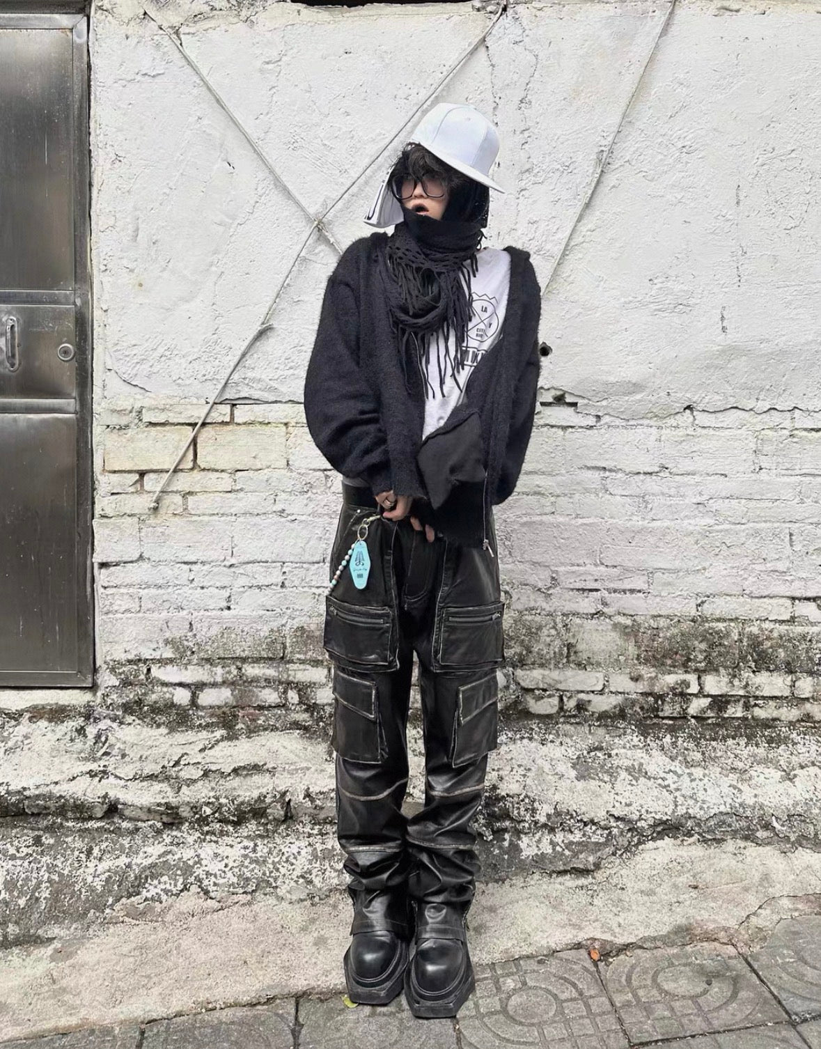 EVI GAZER Black poket pants