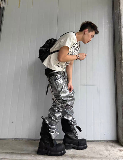 RYE CHASIN Wide Straight Denime Pants