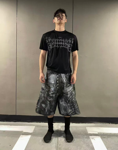 LELOSANGE x JAESTUDIOS Long Half pants