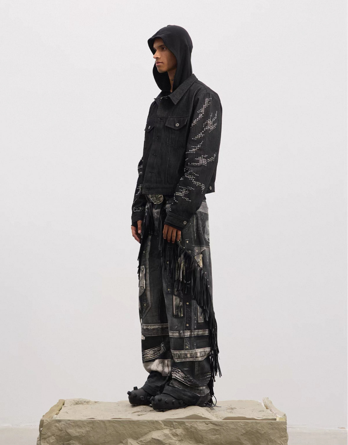 DND4DES Fringe Baggy Pants