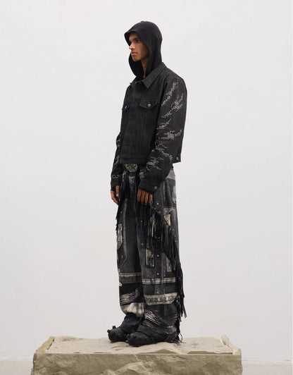 DND4DES Fringe Baggy Pants