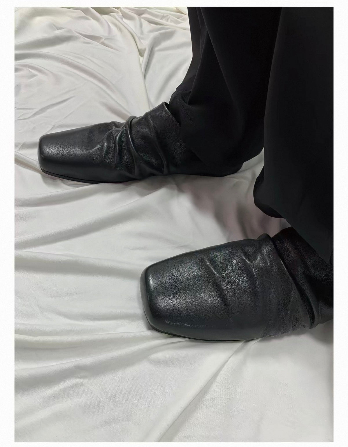 Cowhide Leather Slipper