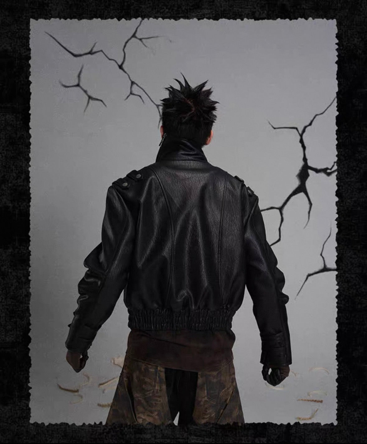 FLYERRER PU Leather Jacket