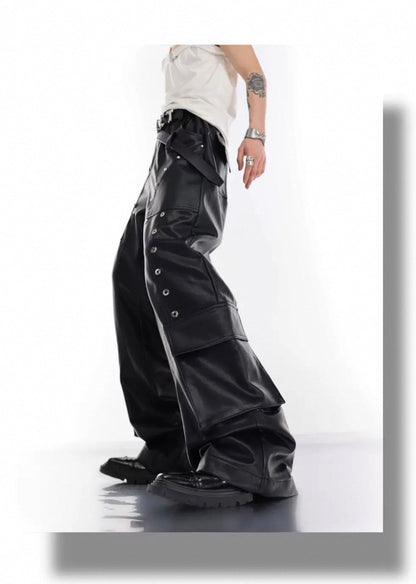 ArguE CulturE PU Leather Studs Pants