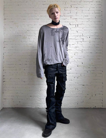 FROMTHEISLAND Cargo Flare Pants