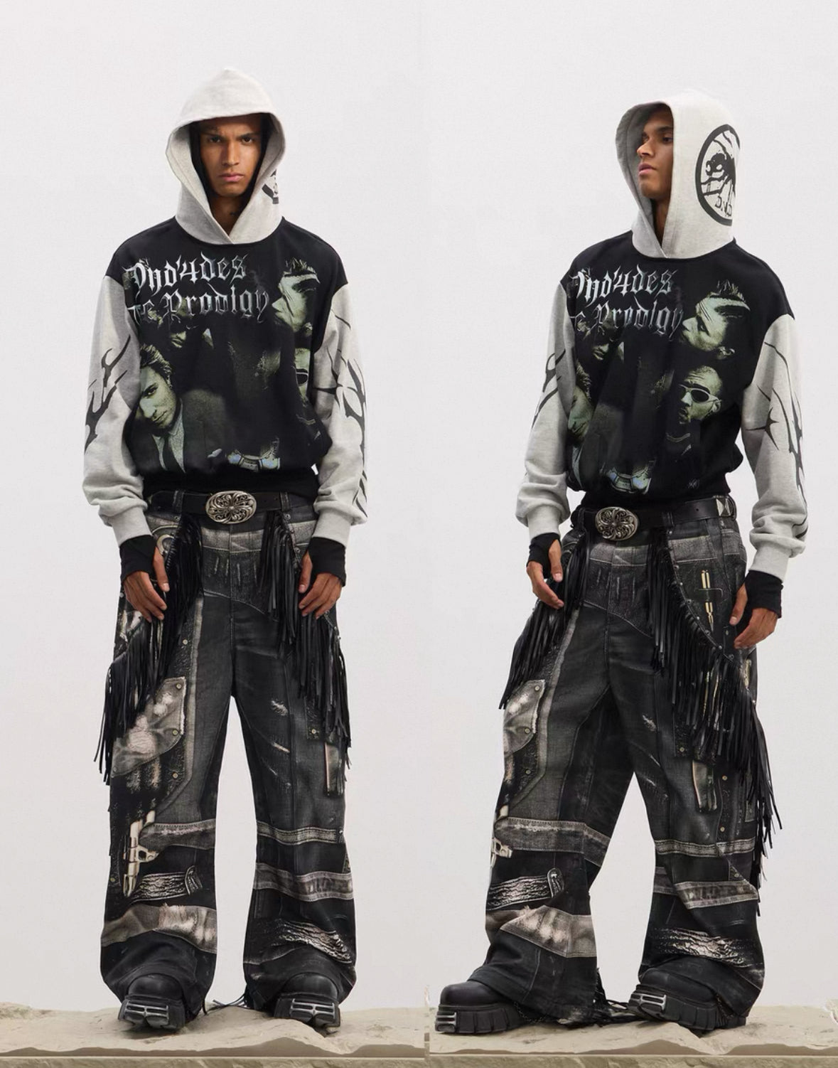 DND4DES Fringe Baggy Pants