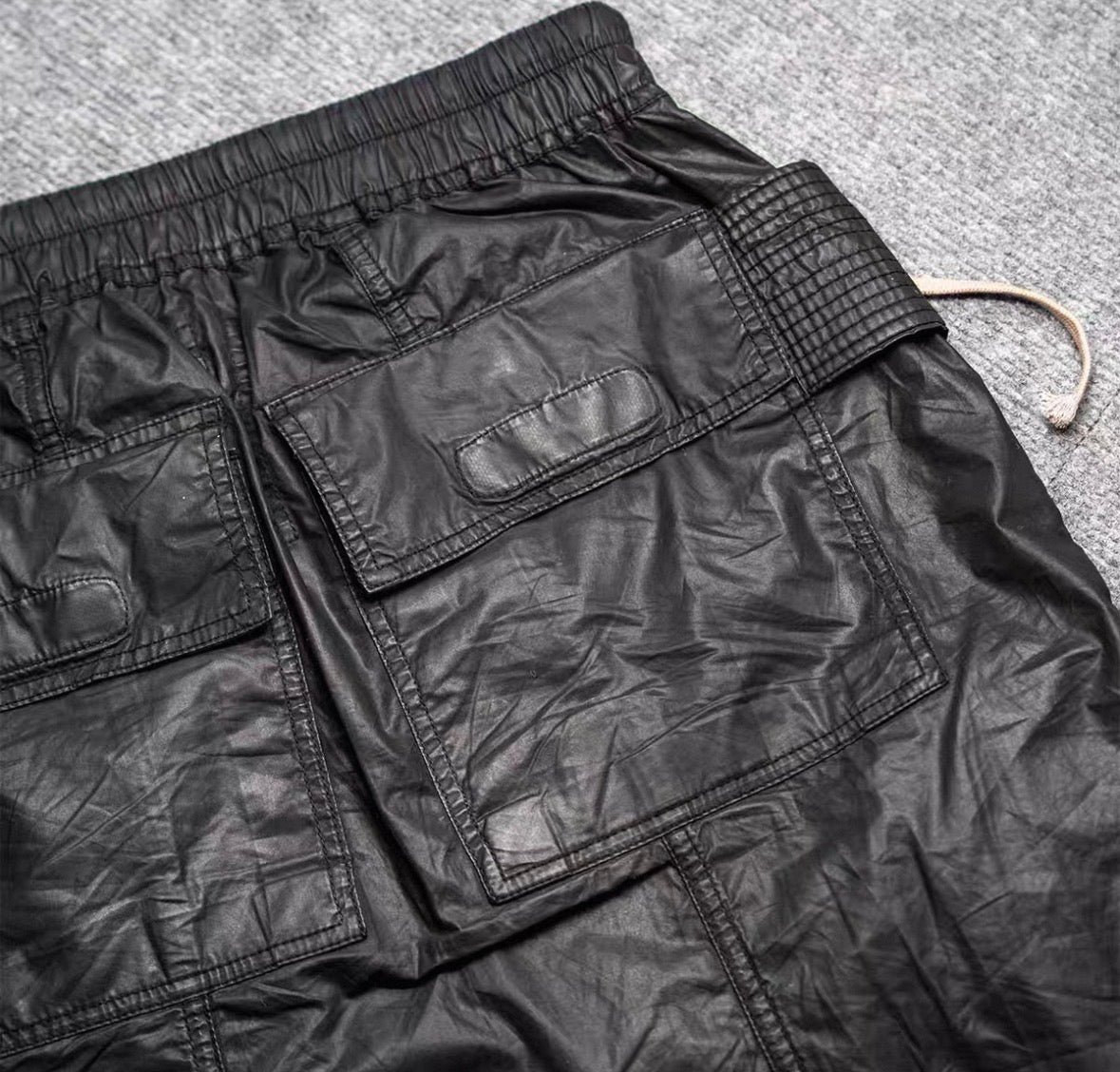 SELFISH SELECT PU leather half pants