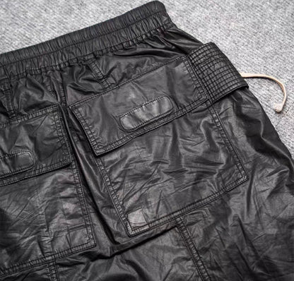 SELFISH SELECT PU leather half pants