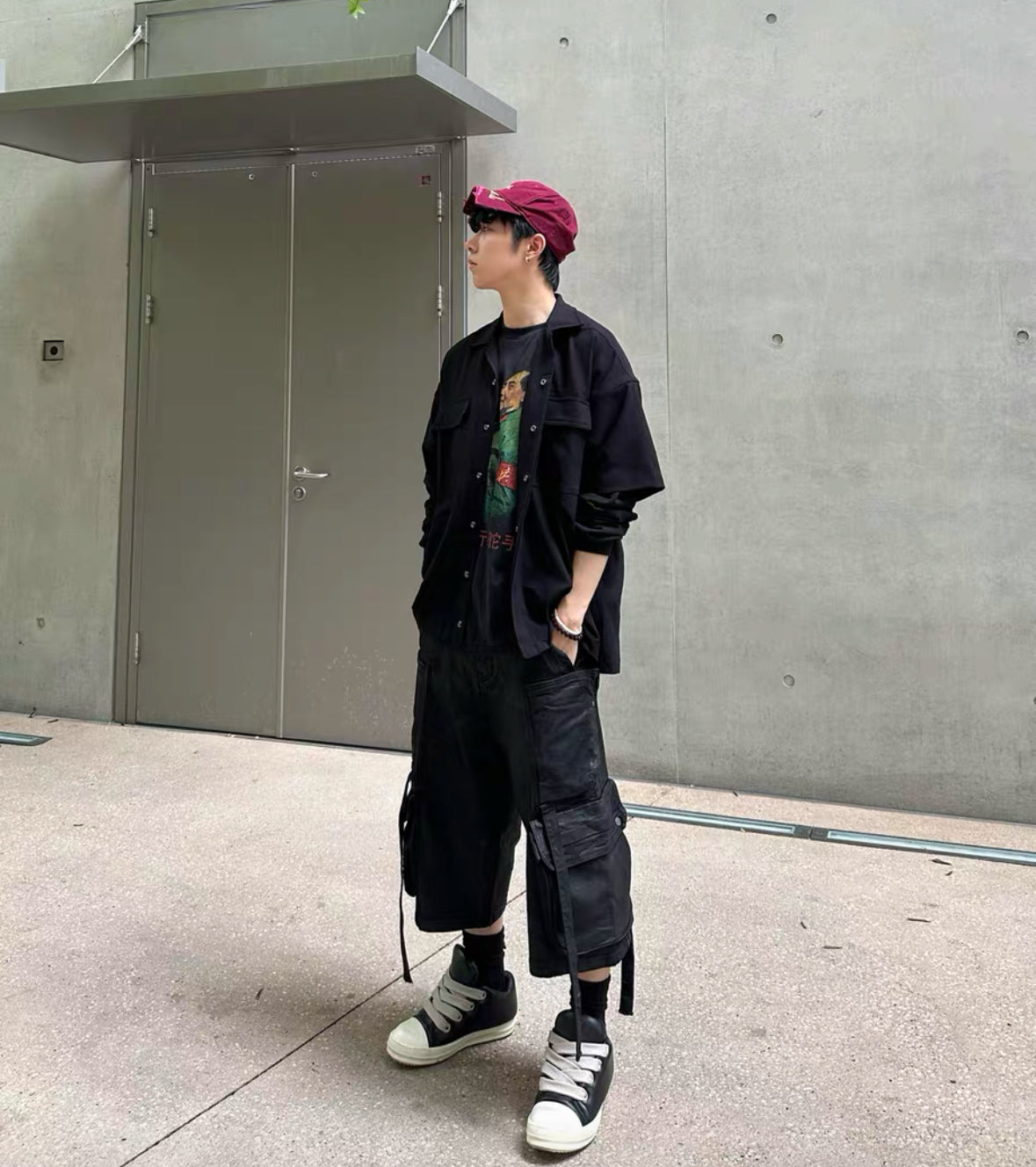 EODUP Long Half Pants