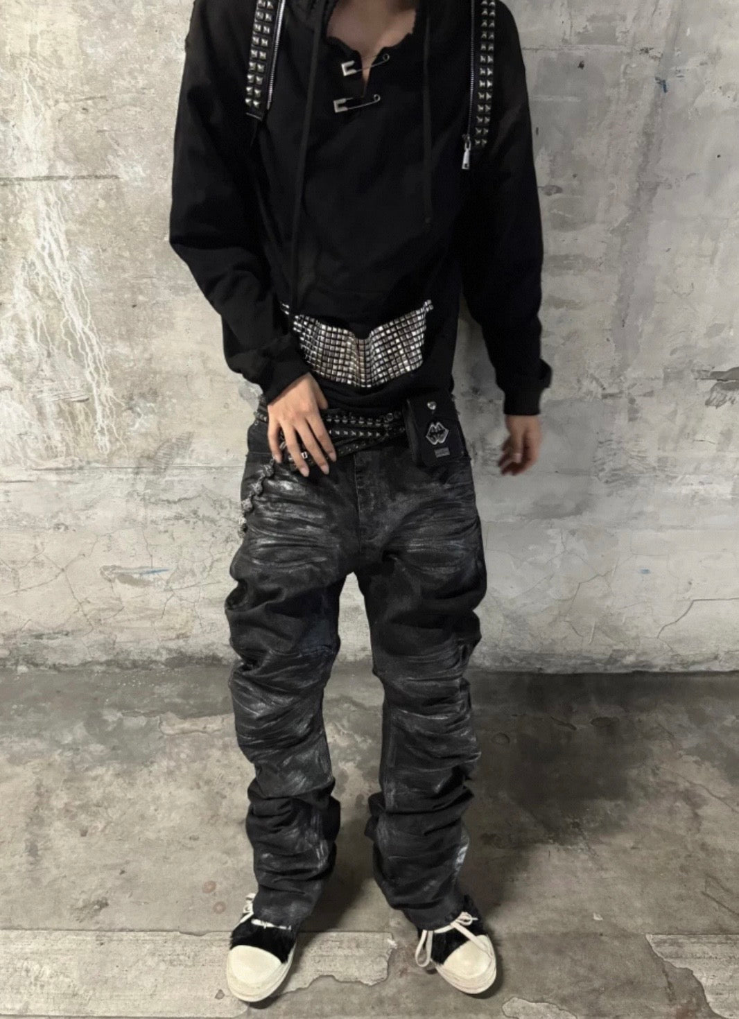 GOJOYJINNI Studs Crush Hoodie