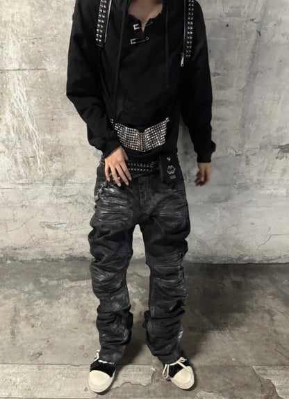 GOJOYJINNI Studs Crush Hoodie