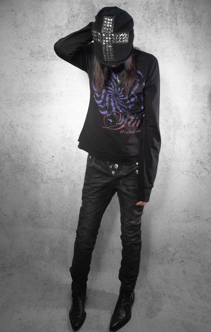 LURK WORLDWIDE Cross Studs Beanie