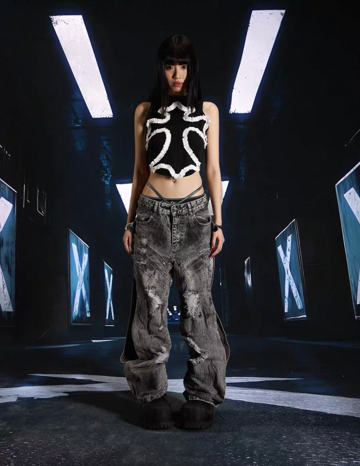 SEXXDEVIL Devil Flare Pants