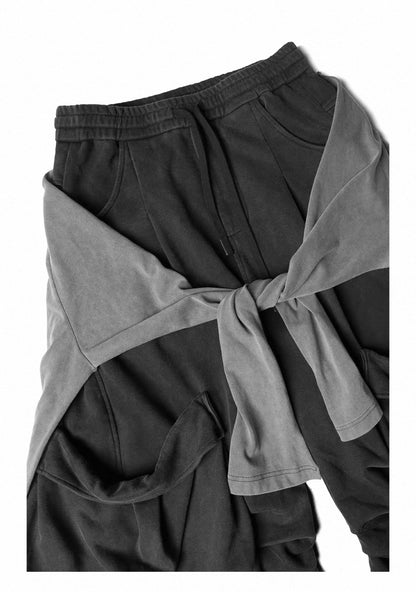 RELABEL Layered Long Half Pants