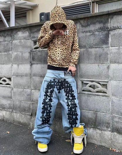 RYE CHASIN Cross Wash Denim Pants
