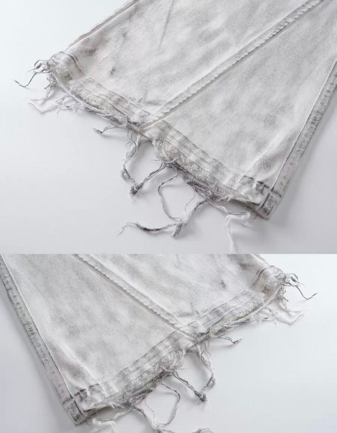 REBELWAVE White Flare Pants