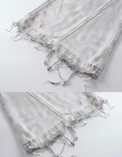 REBELWAVE White Flare Pants