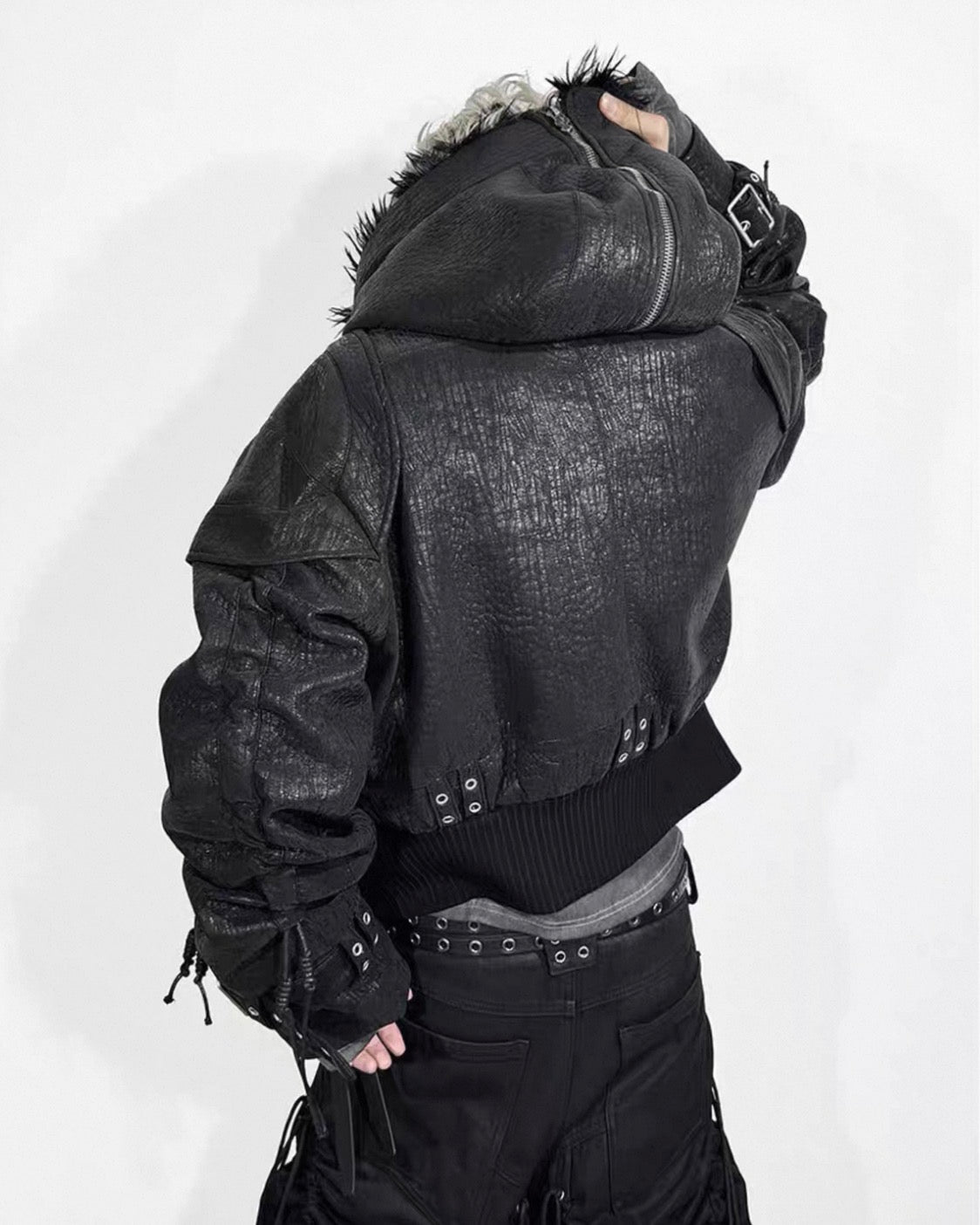 ATANOTHINGNESS Far Leather Jacket