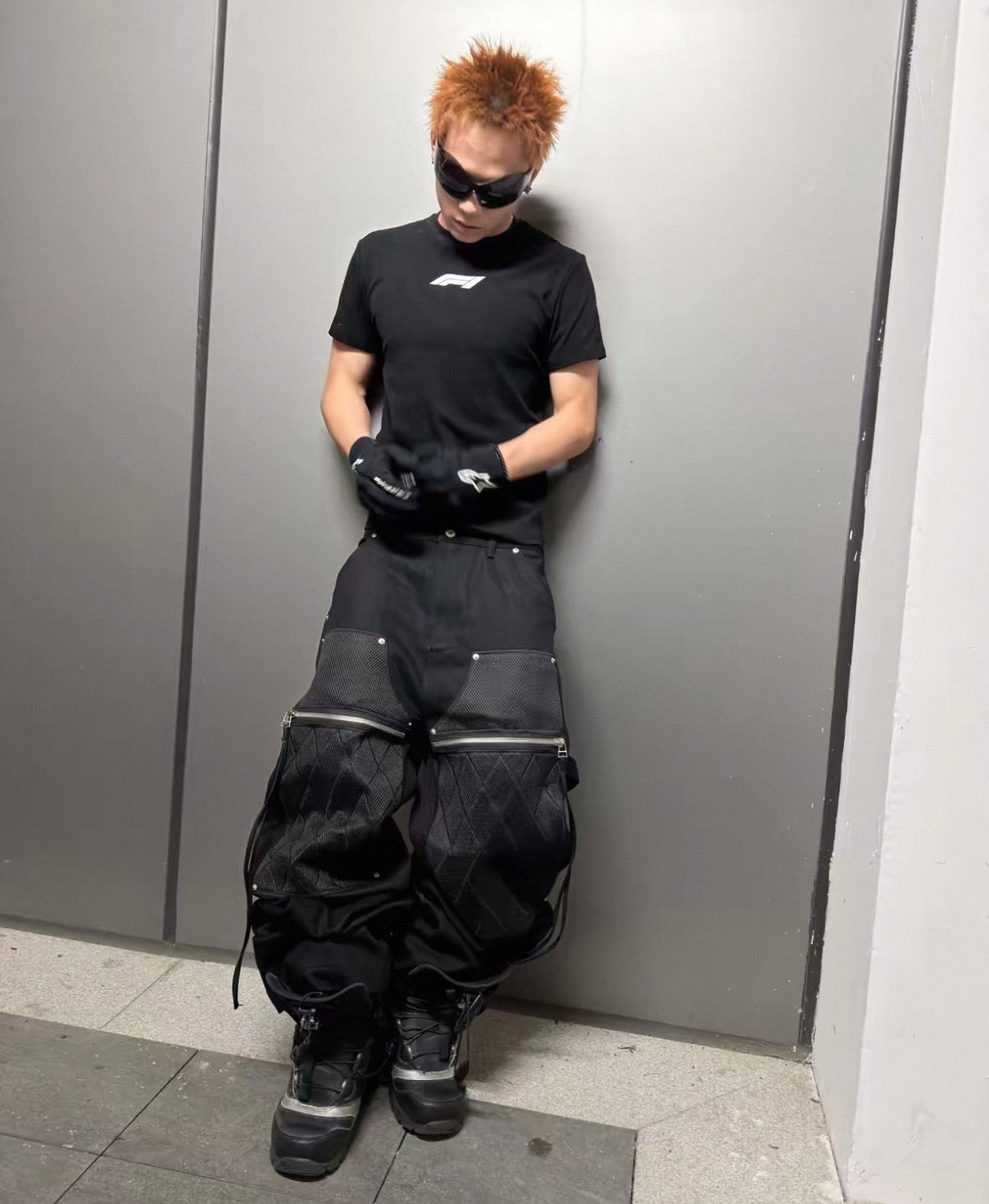 RYE CHASIN Black Wide Pants