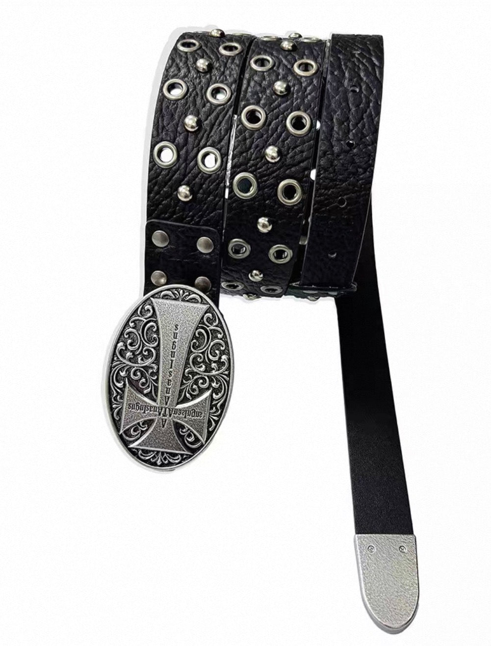 ATANOTHINGNESS Cross buckle belt