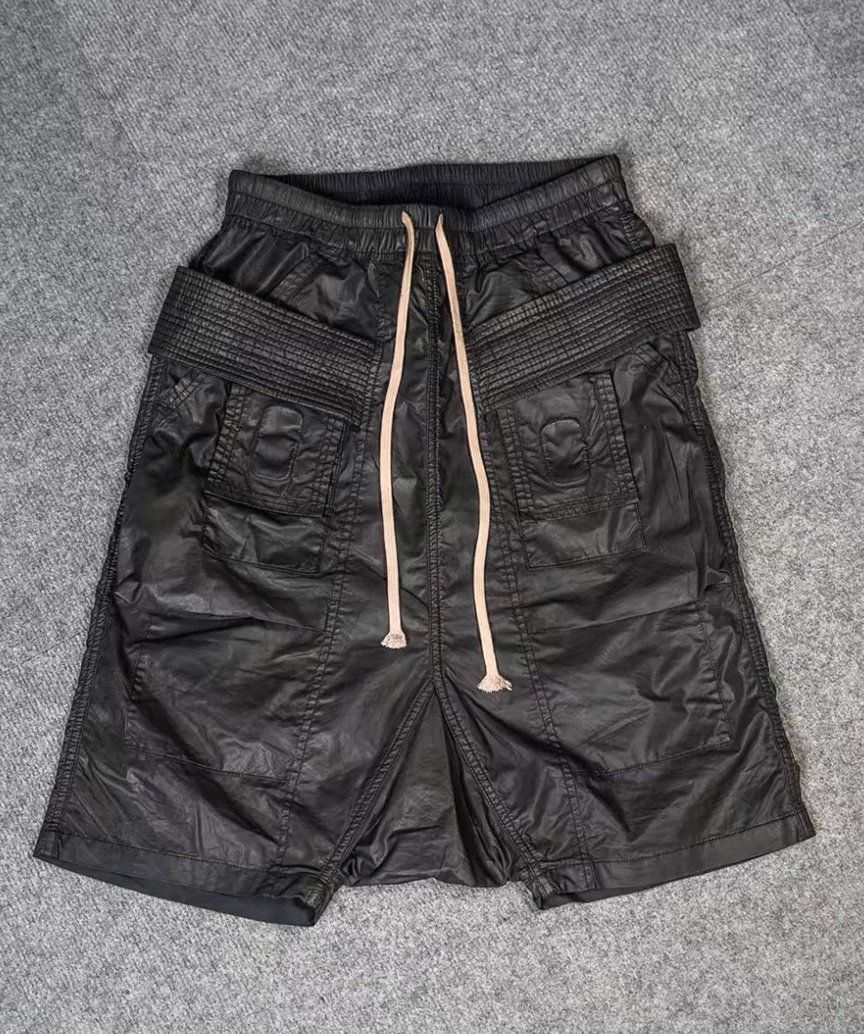 SELFISH SELECT PU leather half pants