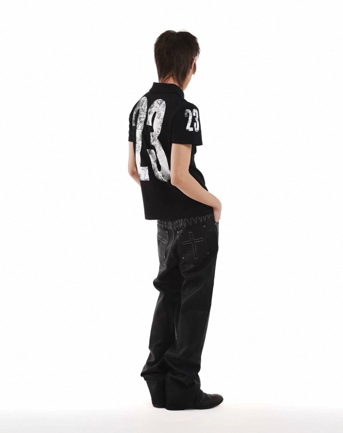 DETW Lettering polo shirt