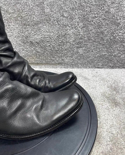 Vintage Washed Mid Boots