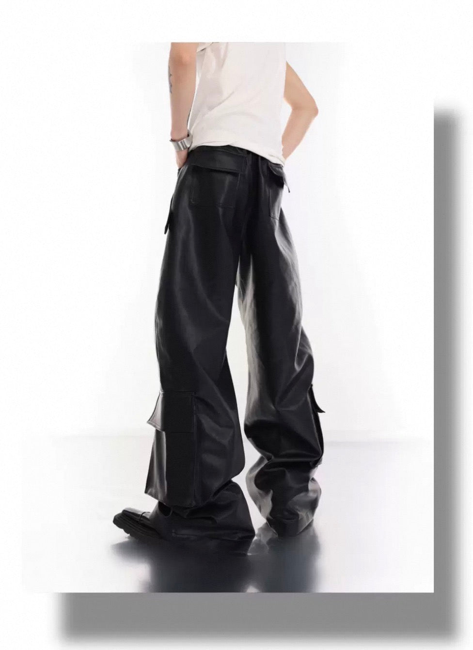 ArguE CulturE PU Leather Studs Pants