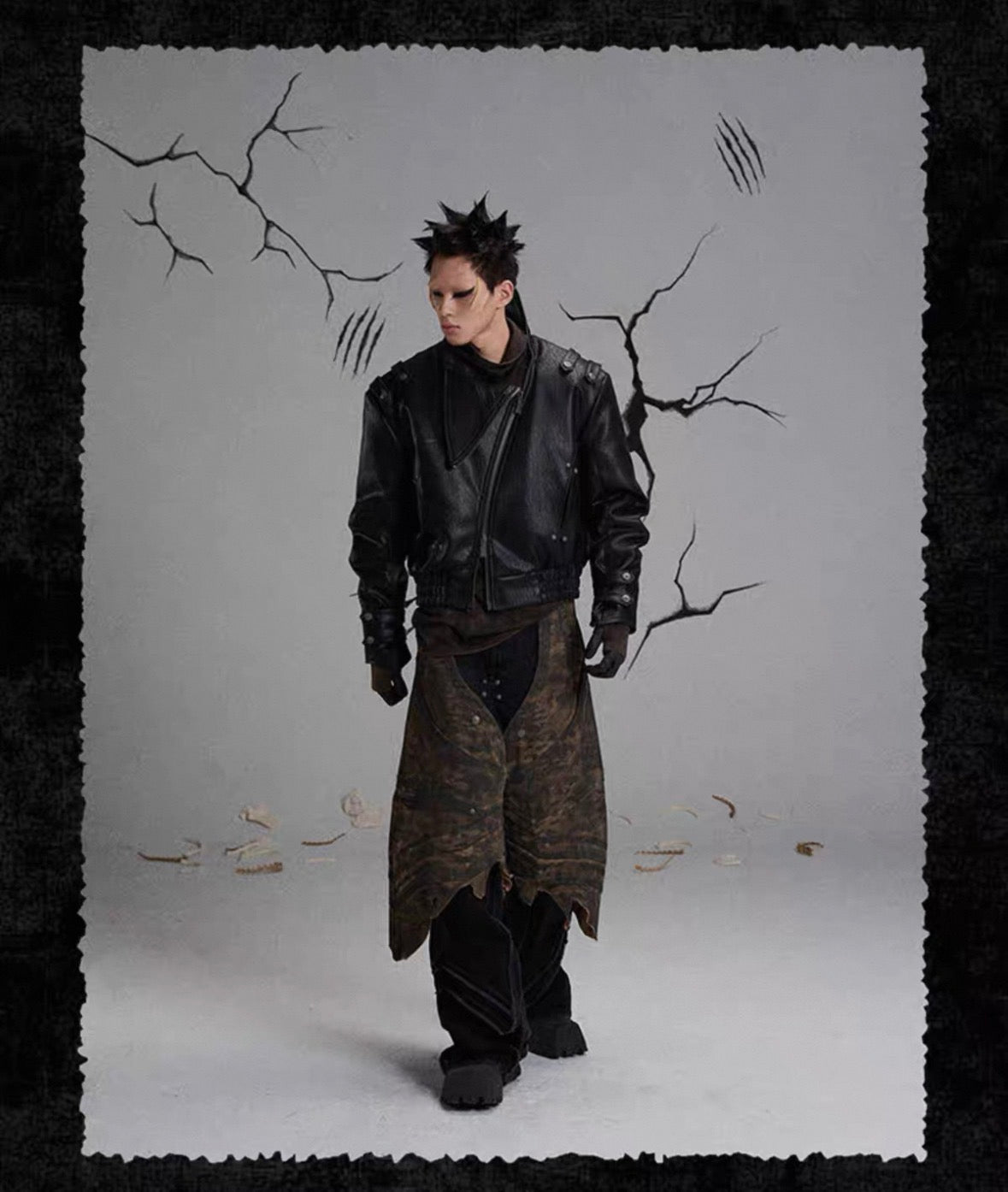 FLYERRER PU Leather Jacket