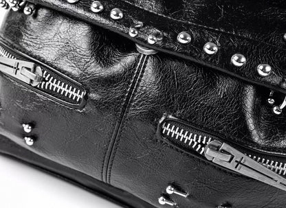 REBEL WAVE PU Lether Cross Back Pack