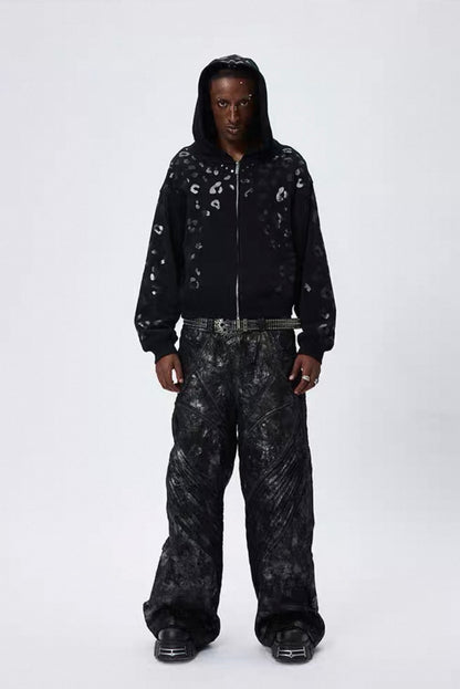 DND4DES PU Leather Baggy Pants