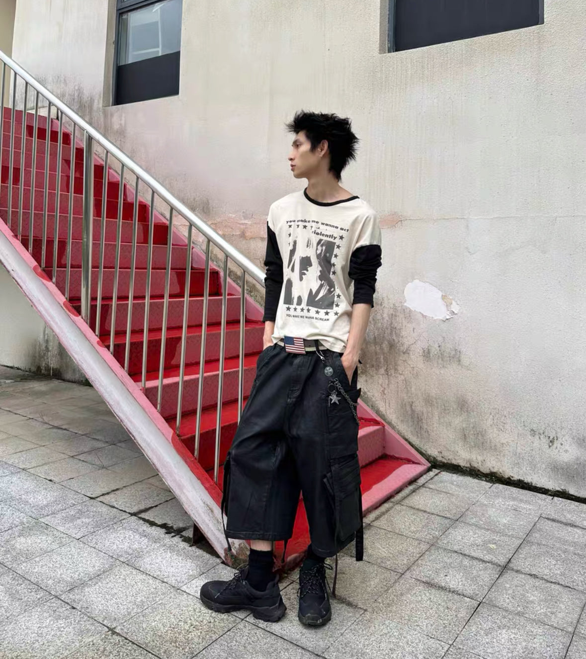 EODUP Long Half Pants
