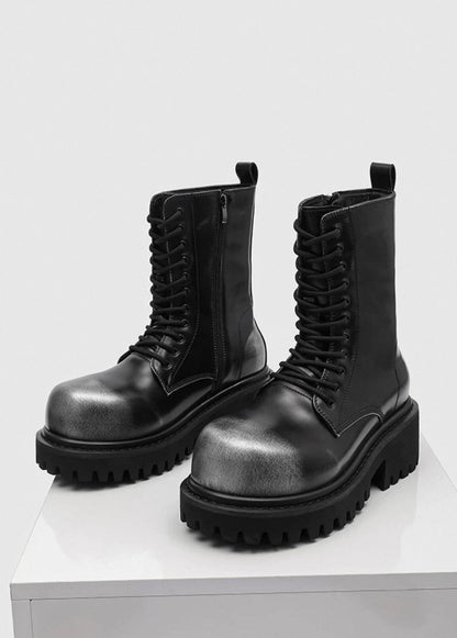 SELFISH PU Lether Platform Boots