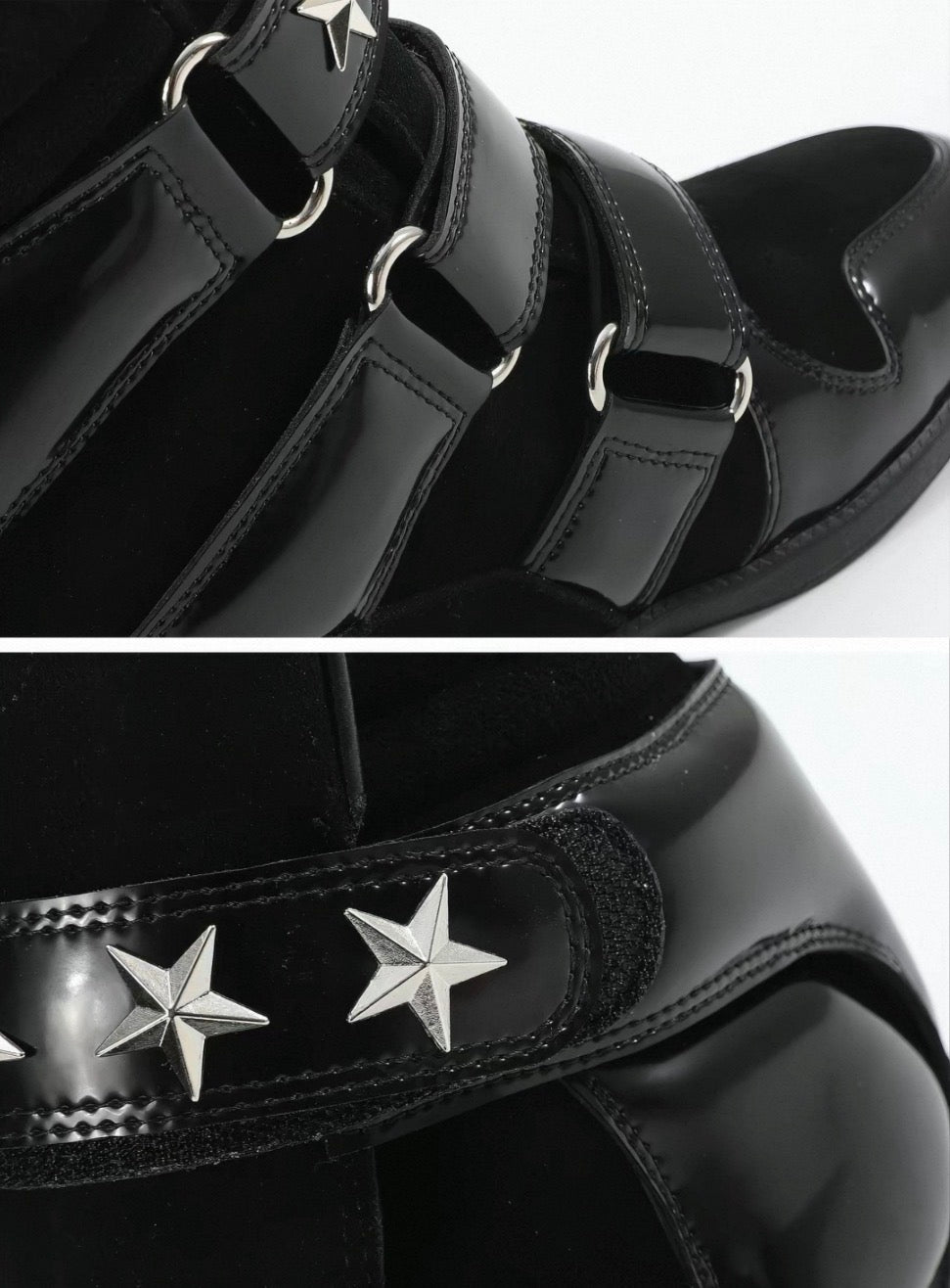 Studded Platform Sneakers