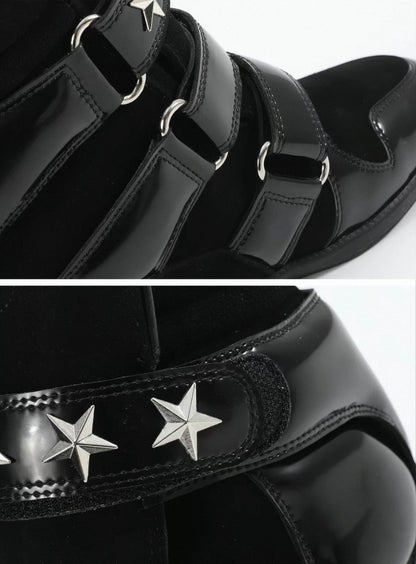 Studded Platform Sneakers