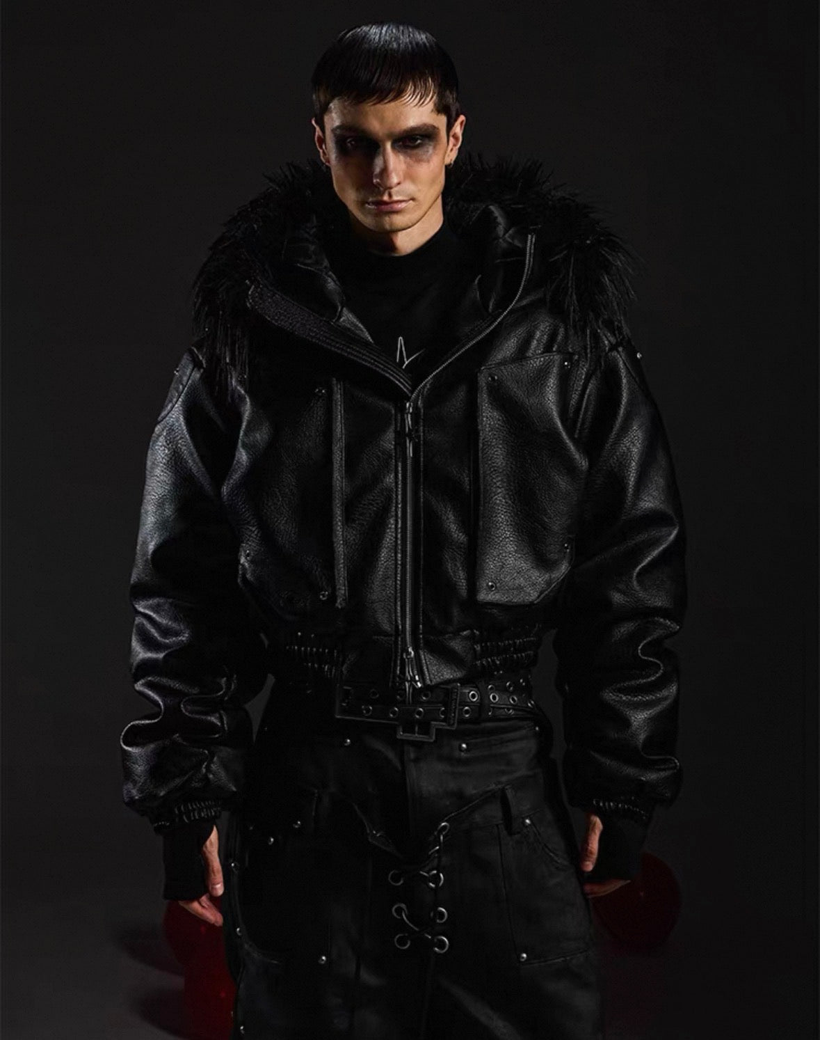 DARKRTPTS Far Hoodie Bomber Jacket