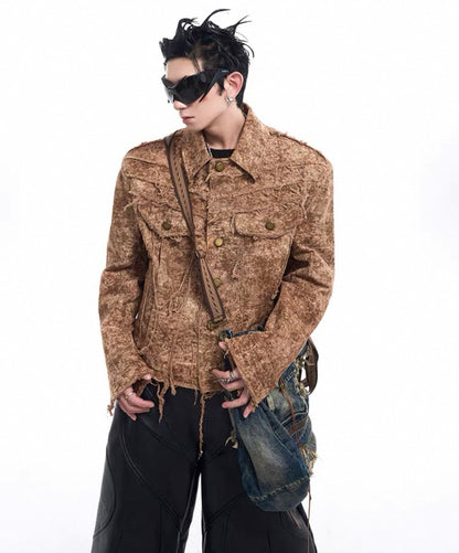 STARTEXCEEDEND Wasteland Distressed Jacket