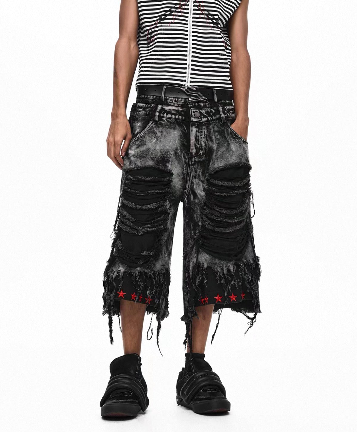 STARTEXCEEDEND Destroy Half Pants