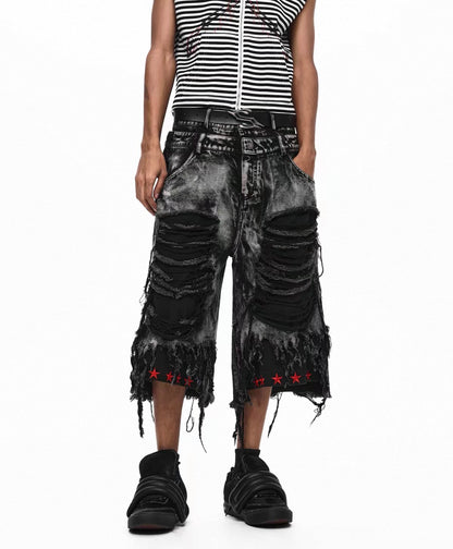 STARTEXCEEDEND Destroy Half Pants