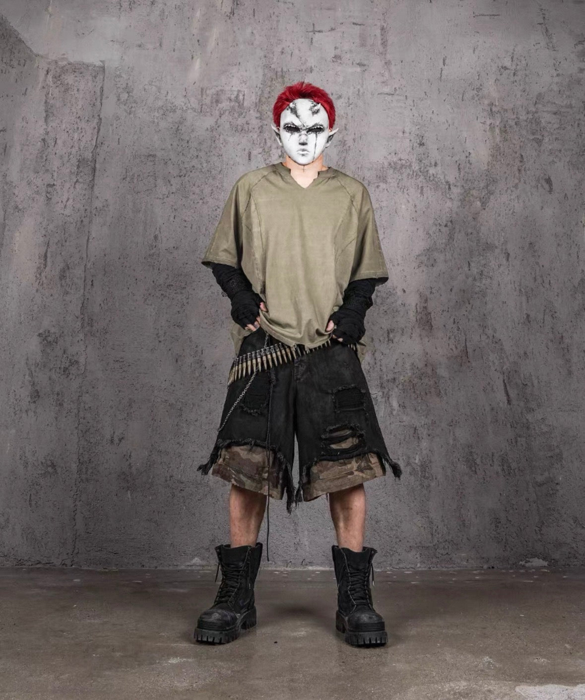 UNDERWATE Camo half pants
