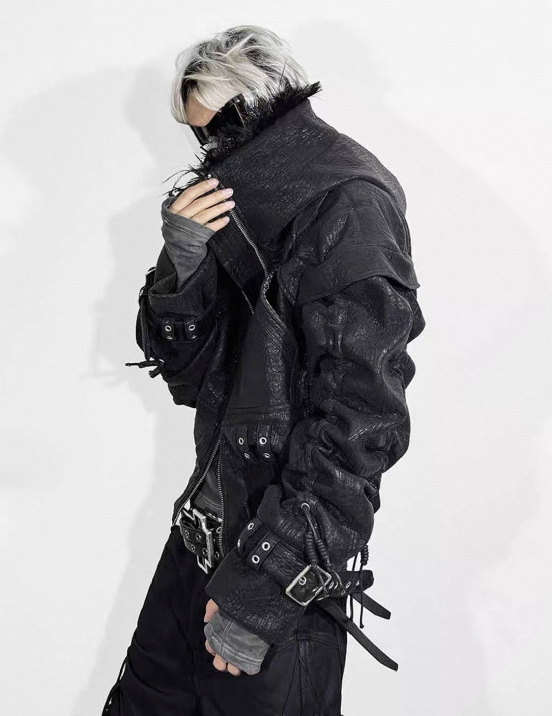 ATANOTHINGNESS Far Leather Jacket