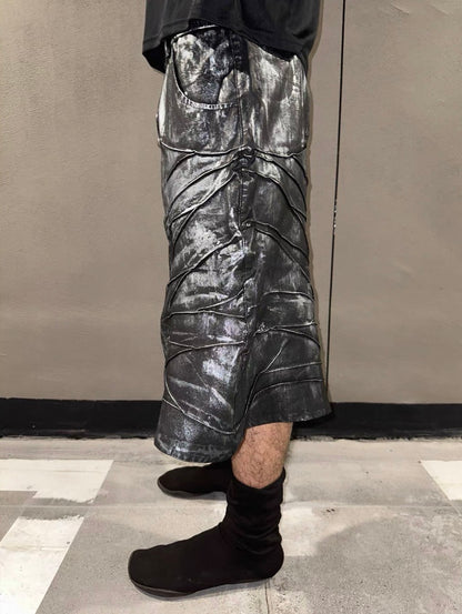 LELOSANGE x JAESTUDIOS Long Half pants